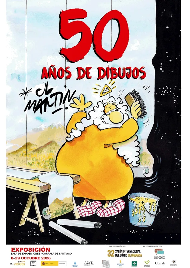 Exposición | “50 años de dibujos. JL Martín en la Corrala de Santiago”
