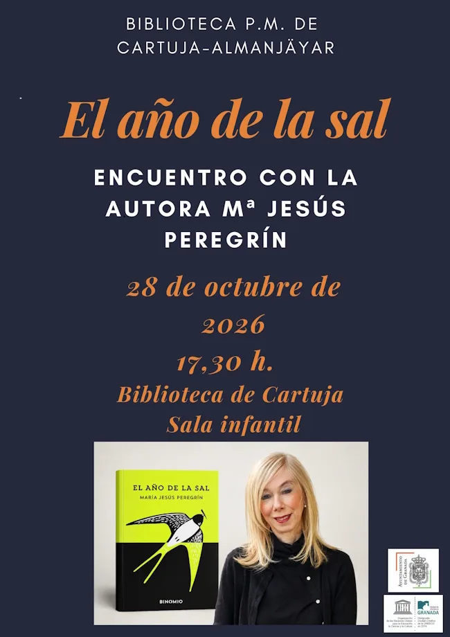 Encuentro con la autora María Jesús Peregrín, en torno a su libro El año de la sal