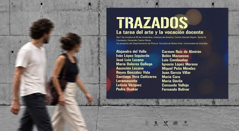 Exposición colectiva de pintura «Trazados. La tarea del arte y la vocación docente»