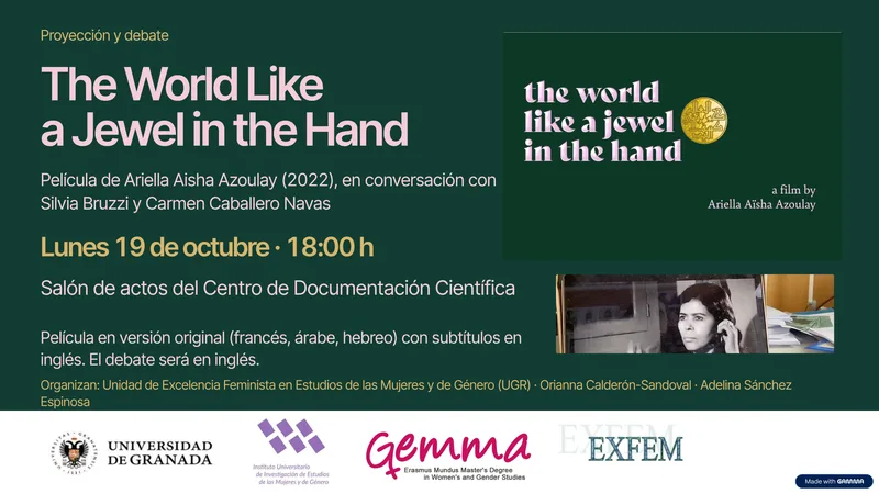 Proyección y coloquio | Documental “The World Like a Jewel in the Hand”