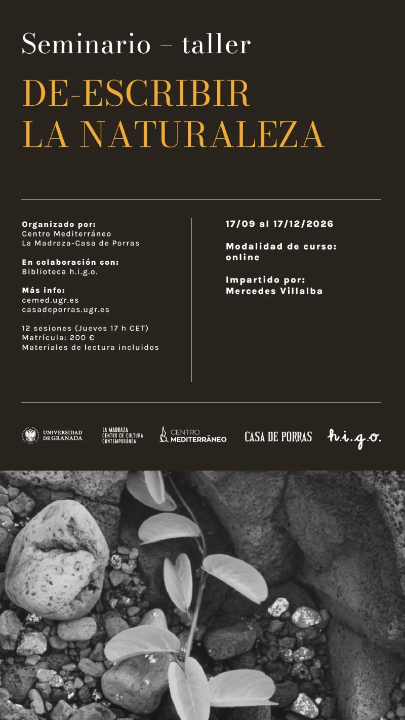 de-escribir la naturaleza - Mercedes Villalba
