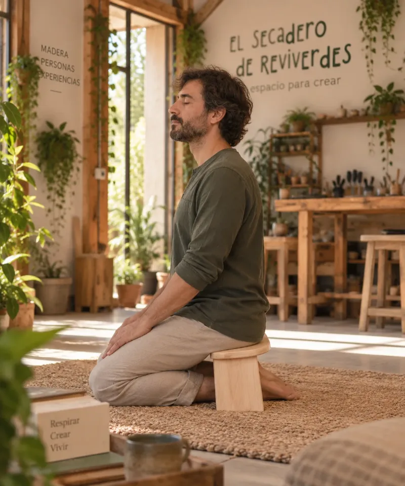Taller «Fabrica tu banco de meditación»