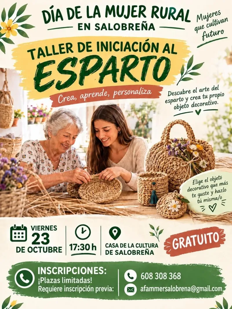 Taller de iniciación al esparto