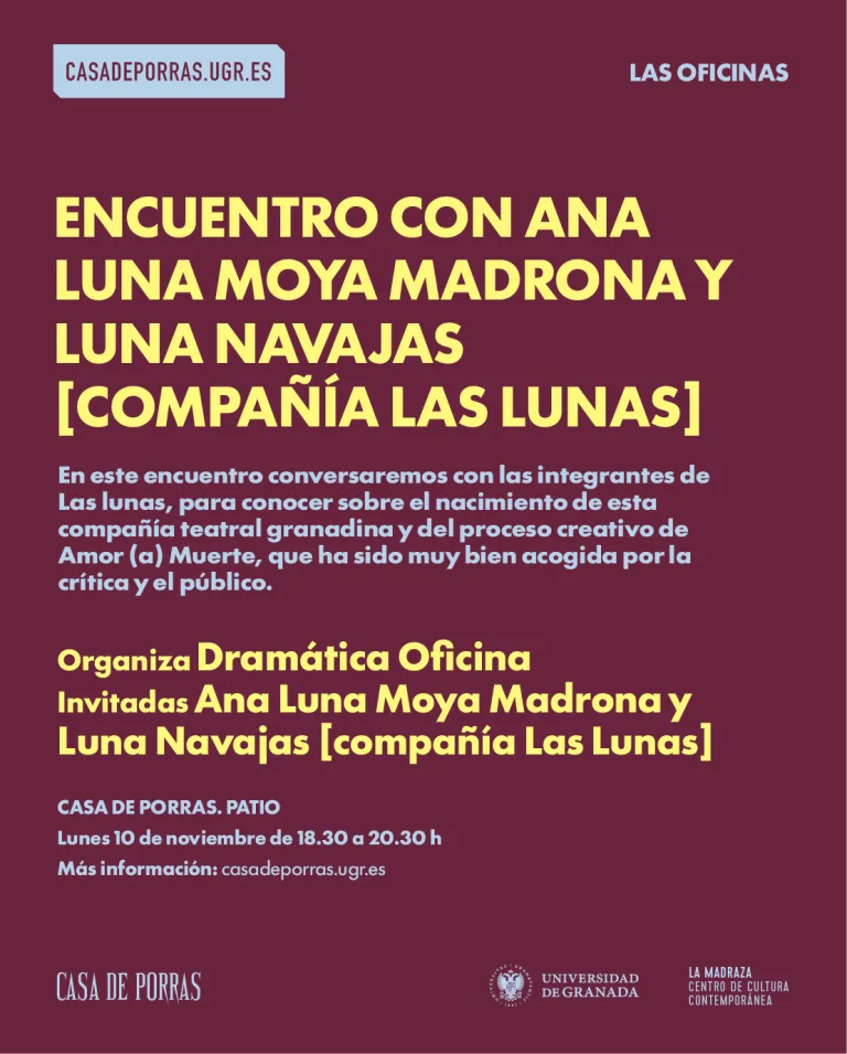 Encuentro con Ana Luna Moya Madrona y Luna Navajas 