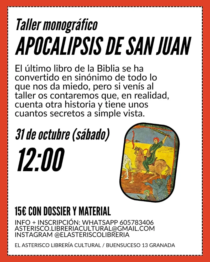 Taller monográfico Apocalipsis de San Juan